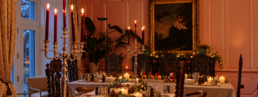 image of a table and candles