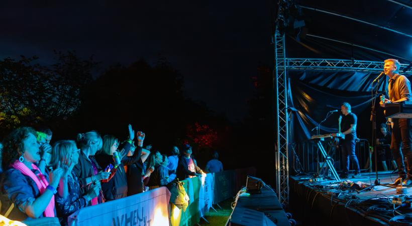 people singing